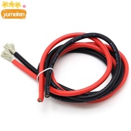 YUMEIREN Li Battery Connectors, Tinned Copper Silicone Li Battery Cable,  8 10 12 14 16 18 20 22 24 