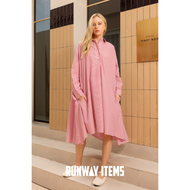 Runway Items | เดรสเชิตทรงเอลายทางเล็ก