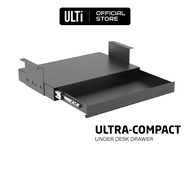 ULTi Under Desk Laptop Storage Drawer for Laptops - Premium Sliding, Compact &amp; Space Saving for Desk Organisation