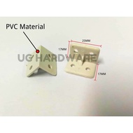 PVC Shelf Support L Bracket