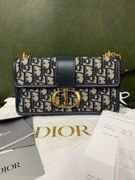 99 新， DIOR迪奧 30 Montaigne 蒙田 鏈條包 小號