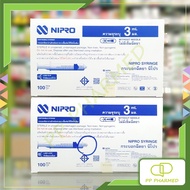 Nipro Syringe 3ml General Nozzle Lock Type Box Of 100 Pieces