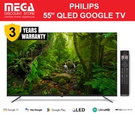 PHILIPS 55PQT8169 55" SMART 4K QLED GOOGLE TV + FREE TAB5109 SOUNDBAR