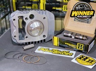 เสื้อลูกหัวนูนเเข่ง+แคมเฮงสุพรรณH-SUPANBURI ขนาด56/57มิล สำหรับรถwave125s/r/i/บังลม งานคุณภาพอย่างดี