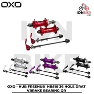 OXO 36 Hole Bearing Freehub Hub VBRAKE HB809 HB810 Thread QR Free Hub Bicycle Hole 36H H Federal MTB