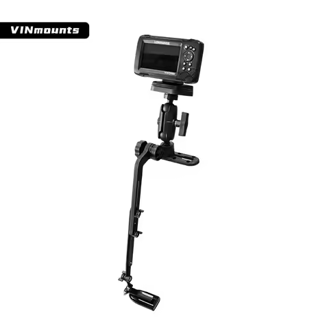 Fishfinder Bracket for Kayak Telescoping Mount Sensor Compatible with Lowrance Garmin Fish finder Mo