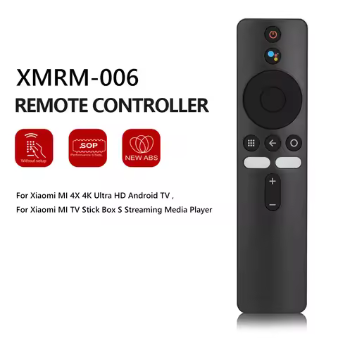 TV Remote Control XMRM-006 Remote For Mi 4X 4K Ultra HD Android TV For Xiaomi-MI 4K/Mi Stick BOX S M