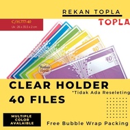 Viral Map Clear Holder Folio Isi 40 File / Clear holder Folio / Map Dokumen