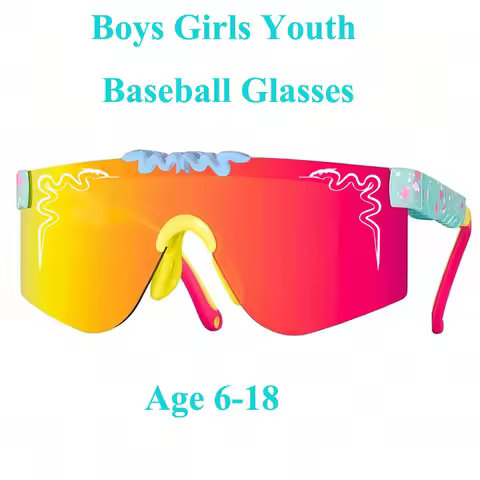 Age 5-18 Youth Baseball Sunglasses Young Men Women Sun Glasses Sport Hiking Eyewear Softball Goggles