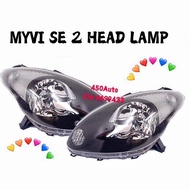 MYVI SE Se2 Ezi LAMA 08 (05-10) HEAD LAMP BLACK SMOKE HITAM //  DEPAN LAMPU / LAMPU BESAR DEPAN / FR