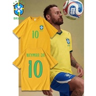 2026 World Cup Brazil National Team Jersey No. 7 Venice No. 10 Nemal Football Jersey Short Sleeve T-