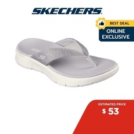 Skechers Online Exclusive Women On-The-GO GOwalk Flex Sunlit Sandals - 141401-GRY Contoured Goga Mat Footbed SK7350