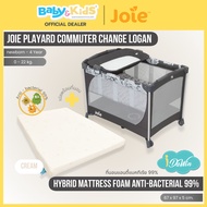🎈เลือกฟูกหรือไม่รวมฟูก พร้อมส่ง🎈Joie เตียงเด็ก Commuter Change เตียงนอนเด็ก พับเก็บได้  เปลนอนสำหรับ