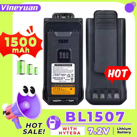 7.2V 1500mAh BL1507 Battery for Hytera AP580 BP510 BP560 AP515 AP588 BP515 BP518 BP568 BP565 Portabl