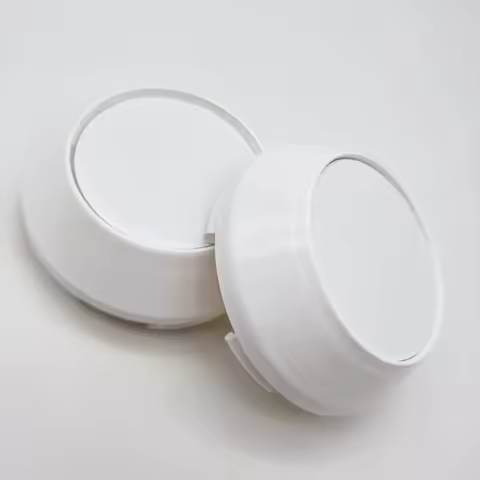 4pcs White No Logo Emblem Car Wheel Center Caps High Cap Whites 60MM 65MM 68MM 69MM Wheels Hub Rim H