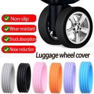 8pcs Luggage Wheel Cover Protection Silicone Wheel Cover Suitable for Luggage Noise-damping Luggage 
