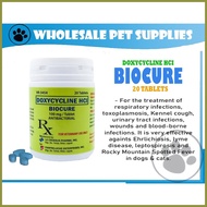 ❥ ◴ ◹ BIOCURE (Doxycycline HCI) 20 Tablets for Dogs & Cats