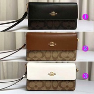 （现货） ♞78229 COACH Luxury Women's Bag Clutch Bag Clutch Bag Wallet