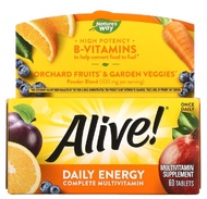 Nature`s Way Alive! Energy 50+ Multivitamin Tablets 60 ct (3 Pack)