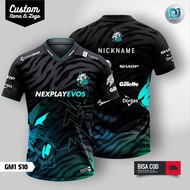 Baju/Jersey/Kaos Nexplay Evos PH M3 Custom Nama dan Logo Gratis Terbaru 2022