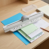 30-Hole Puncher Manual Loosesheet Puncher A4 Paper Punch Hand-Operated 30 Hole Punch Alignment Track