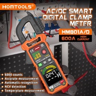 ใFrom SelangorใHOMTOOLS HM801 Intelligent Digital Clamp Meter 6000 Count AC/DC Voltage and Current D