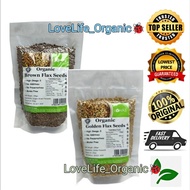 LOHAS ORGANIC GOLDEN FLAX SEEDS/BROWN FLAXSEED 200G