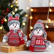 Ehang New Christmas Decorations Gift Lei Feng Hat Snow Doll Figurine Christmas Snowman Window Displa