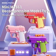 1911 Toy Pistol Mini Toy Gun Carrot Knife Decompression Toy Birthday Gift