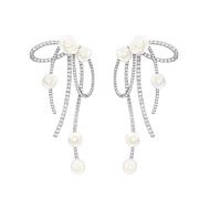 [With Box] HEFANG HEFANG Jewelry Rose Garden Earrings Long Earrings Gift