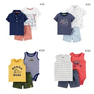 3in1 t-shirt pants set 6120/6121/6122/6123