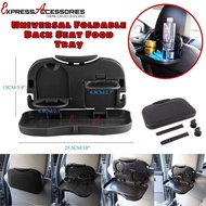 Folding Auto Cup Holder Car Back Seat Table Drink Food Tray Auto Travel Desk wira waja bezza axia sa