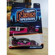 Hotwheels Hot Wheels Mclaren F1 Kids Toy Car Black Pink Neon Speeders DiecastGTR