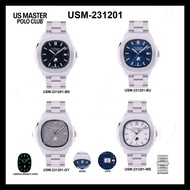 US MASTER Polo Club นาฬิกาผู้ชาย สายสเตนเลส รุ่น USM-231201*ส่งฟรี*