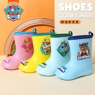 AT/🪁Paw Patrol Children's Rain Boots Boy Rain Boots Children's Lightweight Non-Slip Baby Rain Shoes Stylish Rubber Shoes