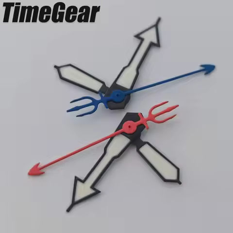 Sea King Trident Hands Green Luminous Watches Pointers Suitable for NH34 NH35 NH36 NH38 NH39 NH70 NH