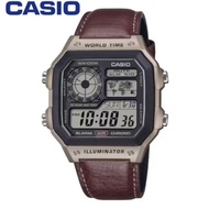 Casio Men's Watches AE-1200WHL-5A Casio Digital Sports Watches Jam Casio Lelaki Leather Band Watches