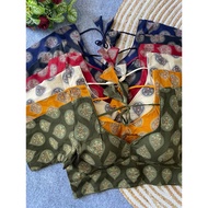Readymade Saree Blouse Ajrakh Cotton