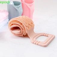 EPOCH Silicone Back Scrubber Towel, Long Strip Extended Bath Scrubber Belt, Back Mud Removal Tool Do
