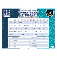 JADUAL WAKTU SEKOLAH | SCHOOL TIMETABLE | CUSTOM DESIGN
