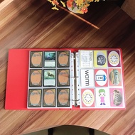 3 Holes Ring Binder Leather cover for A4 size Trading Card Sleeve Pages Storage Album