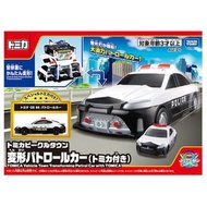 (代購)日本TAKARA TOMY Tomica World Tomica Vehicle Town Transforming Patrol Car Toy Set 多美卡城填系列：變身巡邏車 警車車