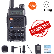 Baofeng เครื่องรับส่งวิทยุ UV5R 8Wเครื่องรับส่งวิทยุ CB วิทยุวิทยุสื่อสารสมัครเล่น2ทิศทางแบบพกพาคลื่