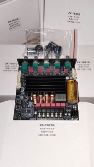 New!! แอมป์จิ๋วบลูทูธ ZK-TB21Q เสียงเพราะ ฟังสนุก กำลังขับ 50 + 50 + 100W