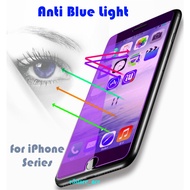 LAYAR Tempered Glass Anti Blue Light iPhone 6 6s 6 Plus 6s Plus 7 7 Plus 8 8 Plus SE 2021 SE 2022 Screen Protector Anti Radiation Anti Scratch Full Screen