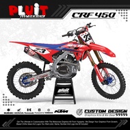 Decal CRF 450 hrv Terbaru Full Body Decal CRF 450 HRV Full Body Keren Stiker CRF 450 Full Body