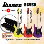 Ibanez RG550 Genesis Collection Electric Guitar-Purple Neon / Road Flare Red / Desert Sun Yellow (RG