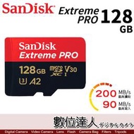SanDisk Extreme PRO Micro SD 128GB 200mb U3 SDXC 記憶卡 MSD 128