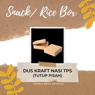 Snack BOX/RICE BOX | Rice Box/SNACK/Cake/Food | Kraft PAPER | Tps Rice KRAFT Box