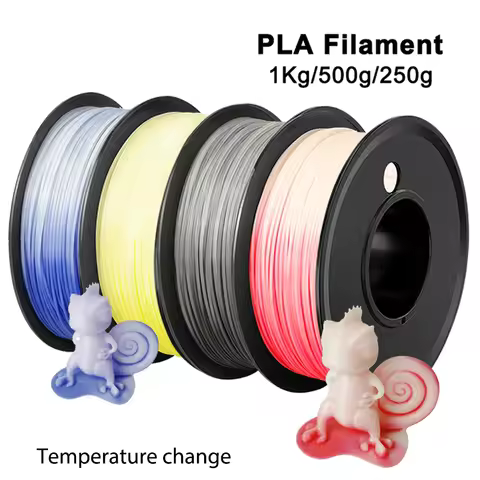 250g 500g 1Kg 3D Printer Filament 1.75mm PLA Red to White Change Color with Temperature 3D Printing